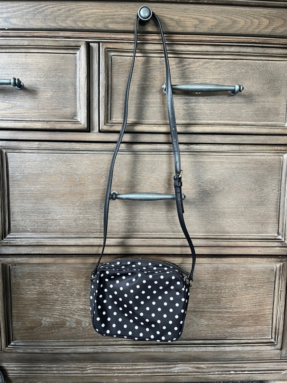 kate spade Black with White Polka Dot Crossbody Bag - Picture 4 of 8